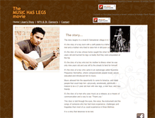 Tablet Screenshot of musichaslegs.com